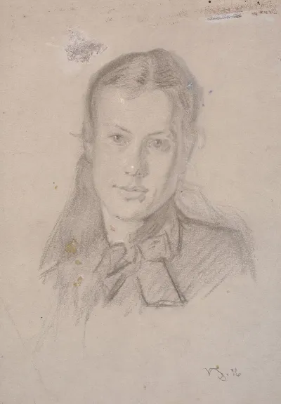 Portraet Af Martha Moller G M Viggo Johansen 1880