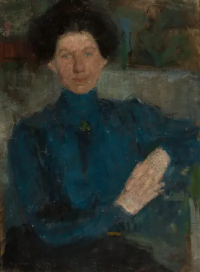 Portraif Of Maria Kozniewska Kalinowska 1875 1968 Painter