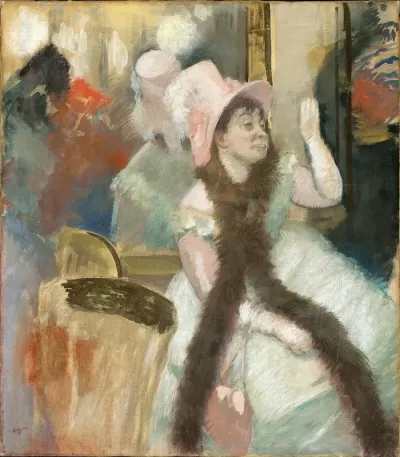Portrait After A Costume Ball Portrait Of Madame Dietz Monnin