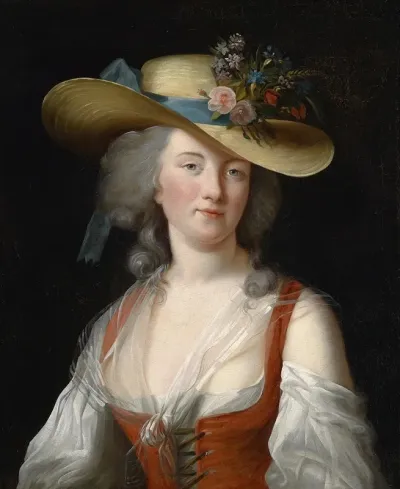Portrait Anne Catherine Le Preudhomme De Chatenoy Comtesse Der Verdun