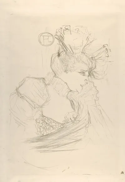 Portrait Bust Of Mademoiselle Marcelle Lender