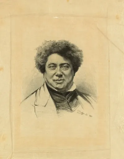 Portrait Dalexandre Dumas 2