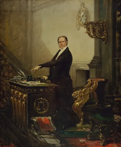Portrait Dandre Dupin 1783 1865 President De Lassemblee Legislative En 1850
