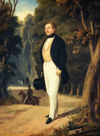 Portrait Daugustin Grisier 1791 1865 Maitre Darmes