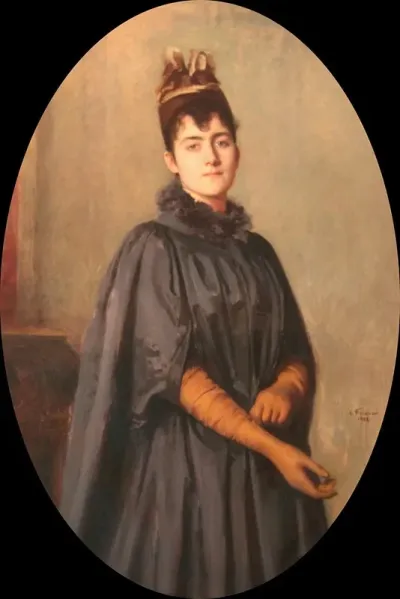 Portrait De Camille Majorelle Fille Dauguste Soeur De Louis Tante De Jacques