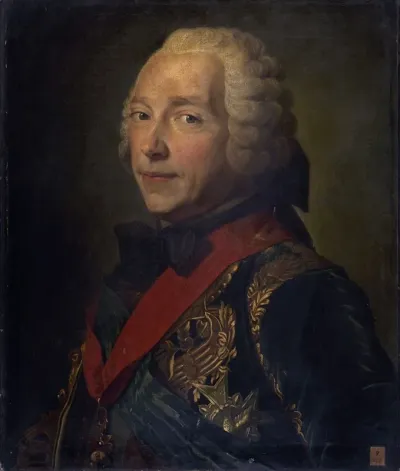 Portrait De Charles Louis Auguste Fouquet Duc De Belle Isle 1684 1761 Marechal De France