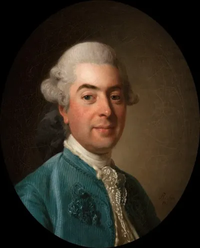 Portrait De Charles Marin De La Haye Des Fosses Fermier General Du Roi 1736 1790