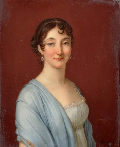 Portrait De Charlotte Felicite Cabanis Nee Grouchy Dapres Anne Louis Girodet Trioson
