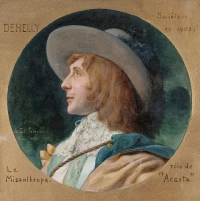 Portrait De Emile Dehelly 1871 1969 Societaire De La Comedie Francaise Dans Le Role Dacaste Du Misanthrope