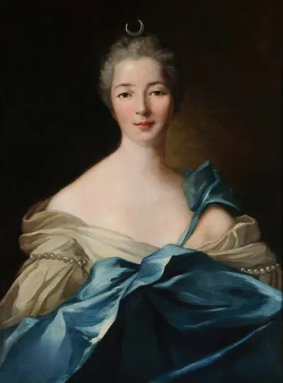 Portrait De Femme Anonyme En Diane