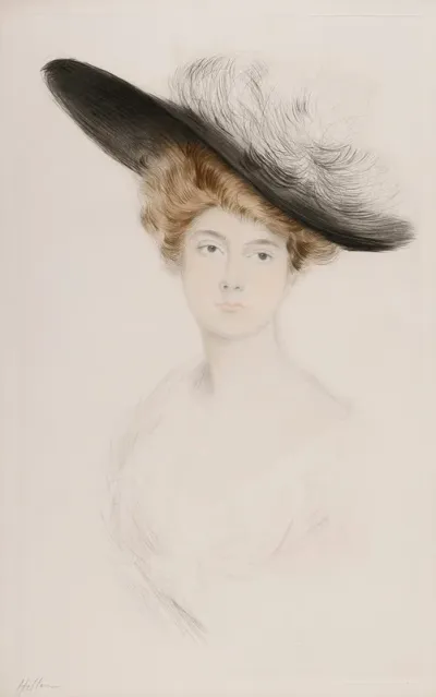 Portrait De Femme Au Chapeau 2