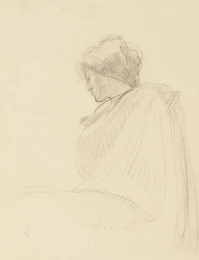 Portrait De Femme De Profil