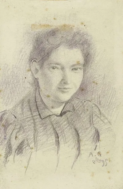 Portrait De Femme En Buste De Trois Quarts Vers La Droite