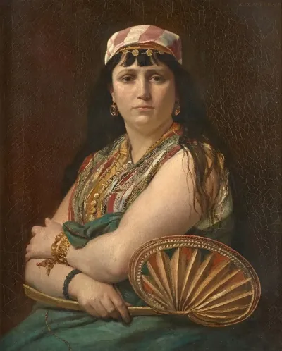 Portrait De Femme En Orientale