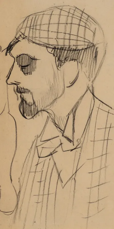 Portrait De Forbes Robertson Au Veston A Carreaux