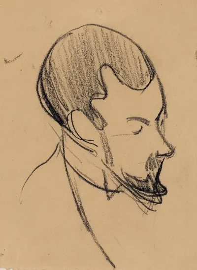 Portrait De Forbes Robertson Tourne Vers La Droite
