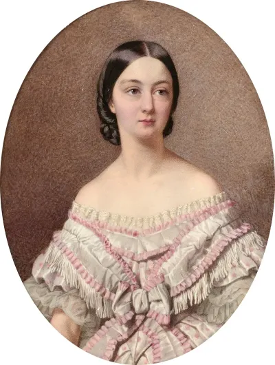 Portrait De Francoise De Bragance Princesse Du Bresil