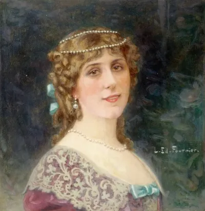 Portrait De Gabrielle Robinne Societaire De La Comedie Francaise Dans Le Role Delmire Du Tartuffe