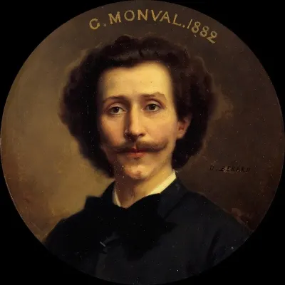 Portrait De Georges Monval 1845 1910 Archiviste Bibliothecaire De La Comedie Francaise