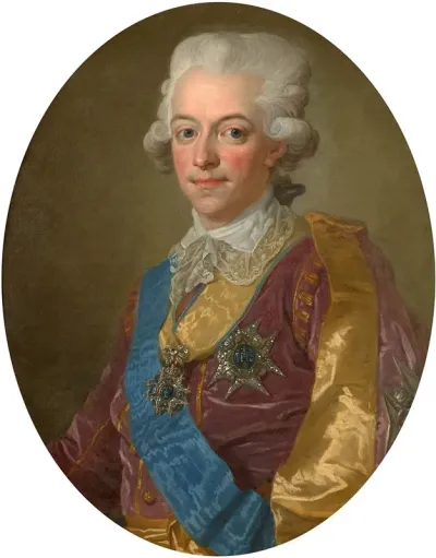 Portrait De Gustave Iii Roi De Suede