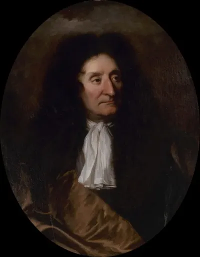Portrait De Jean De La Fontaine 1621 1695 Poete