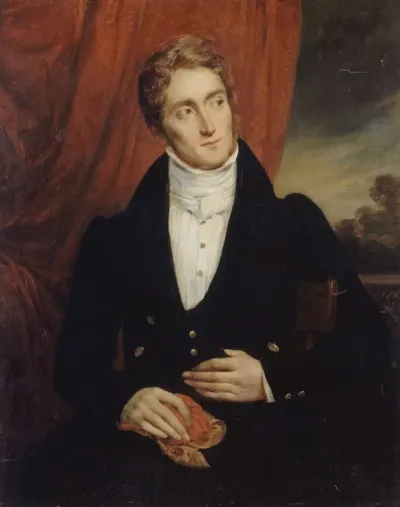 Portrait De Jean Georges Farcy 1800 1830 Litterateur