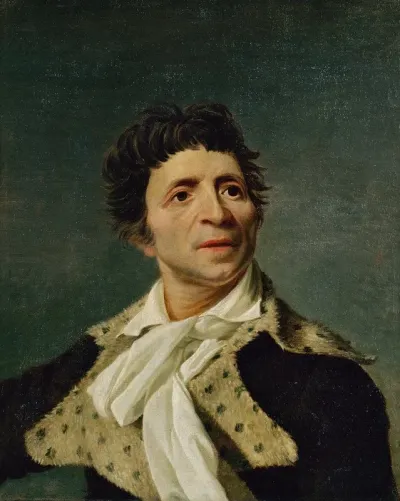 Portrait De Jean Paul Marat 1743 1793 Homme Politique