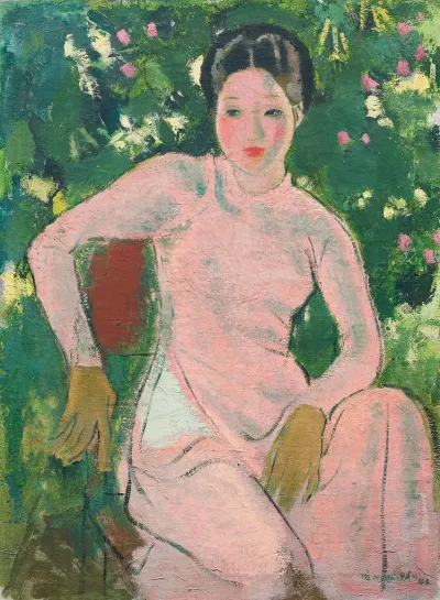 Portrait De Jeune Femme Portrait Of A Young Woman
