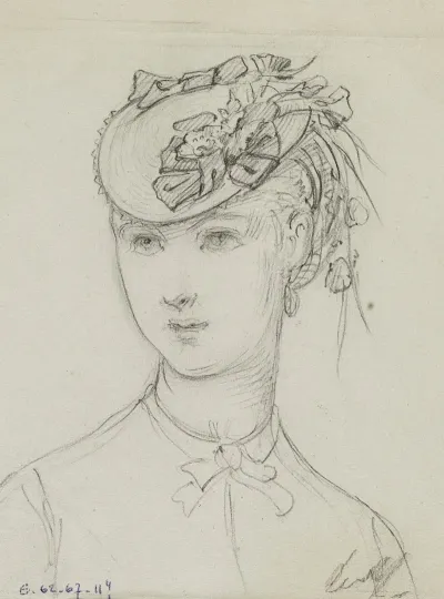 Portrait De Jeune Fille Avec Coiffe Fleurie