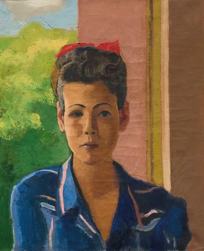 Portrait De Jeune Fille Portrait Of A Young Girl