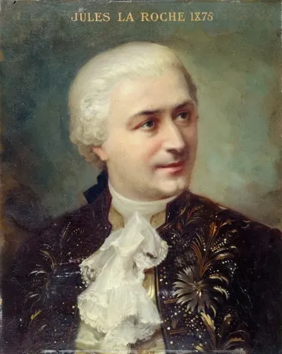 Portrait De Jules Laroche 1841 1925 Societaire De La Comedie Francaise Dans Le Role Dalmaviva