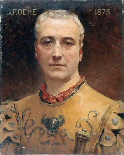 Portrait De Jules Laroche 1841 1925 Societaire De La Comedie Francaise En Costume De Scene