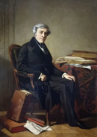 Portrait De Jules Michelet 1798 1874 Historien 2