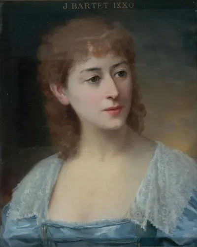 Portrait De Julia Bartet 1854 1941 Societaire De La Comedie Francaise Dans Le Role De Mlle Du Vigean