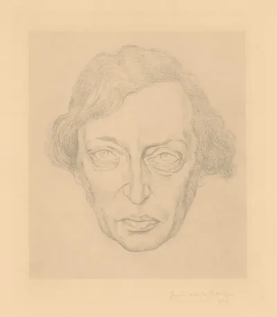 Portrait De Karel Van De Woestyne 1878 1929