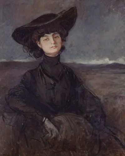 Portrait De La Comtesse Anna De Noailles Nee Brancovan 1876 1933 Poetesse
