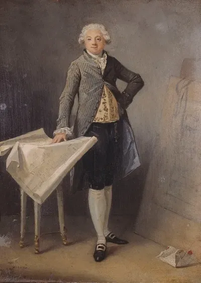 Portrait De Larchitecte Claude Nicolas Ledoux