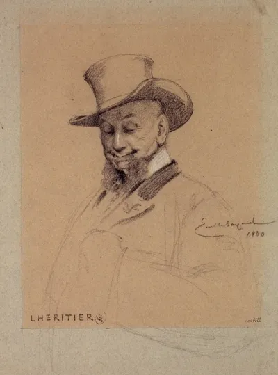 Portrait De Lheritier Acteur Du Palais Royal