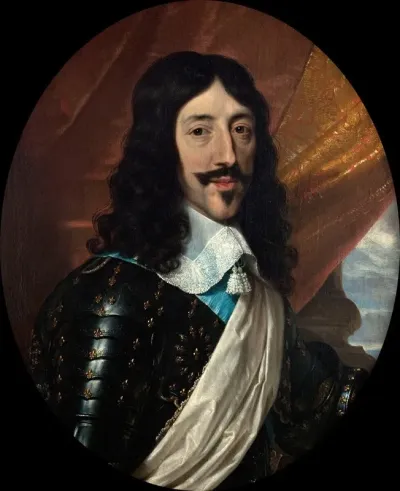 Portrait De Louis Xiii 1601 1643 Roi De France