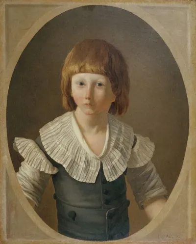 Portrait De Louis Xvii 1785 1795 A La Prison Du Temple