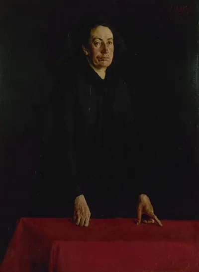 Portrait De Louise Michel 1830 1905 A La Tribune