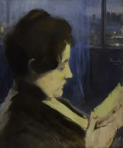Portrait De Madame Besnard Nee Charlotte Dubray 1854 1931