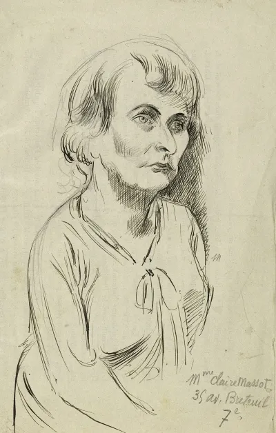 Portrait De Madame Claire Massot