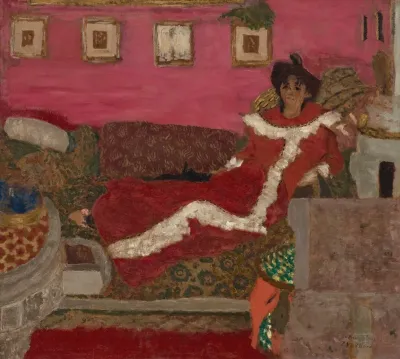 Portrait De Madame Delierre Dit Symphonie En Rouge