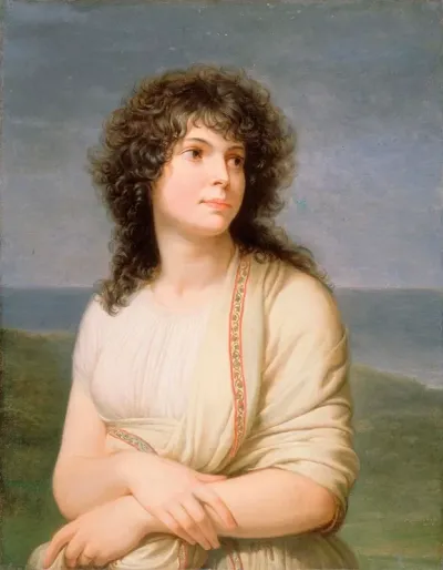 Portrait De Madame Hamelin Nee Fortunee Lormier Lagrave 1776 1851