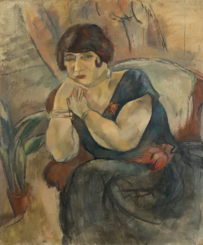 Portrait De Madame Jeanne Salmon