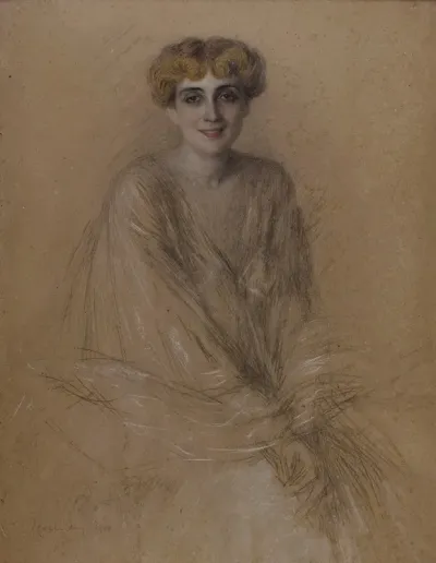 Portrait De Madame Lucien Muhlfeld