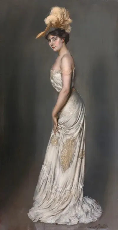 Portrait De Madame Rene Prejelan