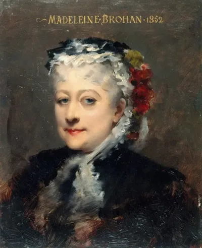 Portrait De Madeleine Brohant 1833 1900 Societaire De La Comedie Francaise