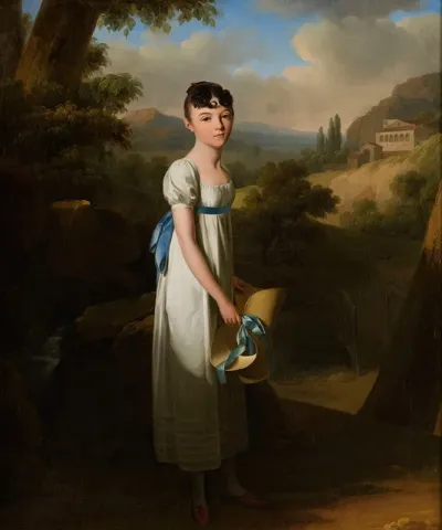 Portrait De Mademoiselle Athenais Dalbenas 2